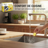 Tablettes nettoyantes moussantes pour broyeur de déchets