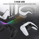 Support de refroidissement de la base de chargement pour deux manettes PS5