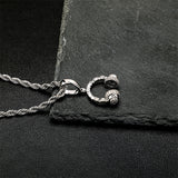 Collier à pendentif d'écouteurs