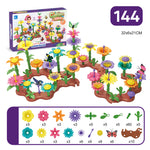 Jouets de construction du jardin de fleurs