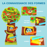 Jouet en bois avec rampe d'accès pour voiture