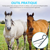Attache de réparation de clôture manuelle