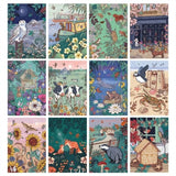 Calendrier mural des animaux 2024