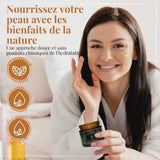 Baume de suif de bœuf nourri à l'herbe biologique au miel brut