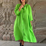 Robe simple, décontractée et ample