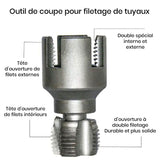 Outil de coupe de filets de tuyaux