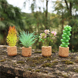 Mini Plante Décoratif Polyvalent de Voiture et Frigo