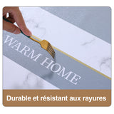 Nappe en marbre imperméable et résistante à l'huile