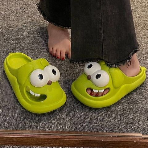 Chaussons pour chiens avec grands yeux