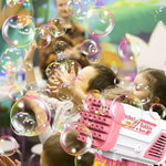 Machine à bulles améliorée avec lumières colorées
