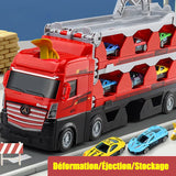Camion méga transporteur avec piste de course d'éjection