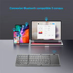 Clavier sans fil Bluetooth avec pavé tactile