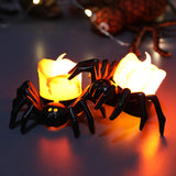 Lampe à bougie à dos d'araignée