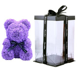 fleur cadeau ours rose