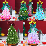 Arbre de Noël en bâtonnets torsadés