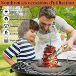 Grille à vis verticale en acier inoxydable