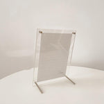 Cadre photo transparent en acrylique