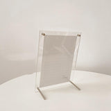 Cadre photo transparent en acrylique