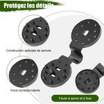Crochets pour filets de protection solaire