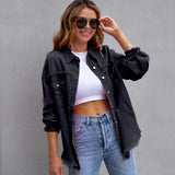 Veste Denim à Coupe Relaxante