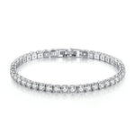 Bracelet de Moissanite Etincelant