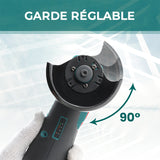 Meuleuse d'Angle avec Batterie au Lithium 12 V