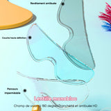 Lunettes de natation antibuée à large monture