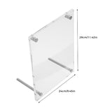 Cadre photo transparent en acrylique