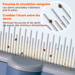 Brosse de toilettage autonettoyante pour animaux de compagnie