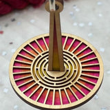 Porte-fil en bois pour le poignet