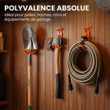 Support de pelle robuste en alliage de zinc