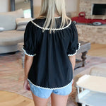 Chemise brodée Shell Clash