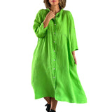 Robe simple, décontractée et ample