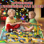 Boîte à surprises de jouets véhicules d'ingénierie