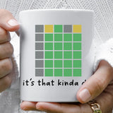 Tasse avec Wordle amusant