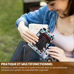 💖 Portefeuille porte-clés en silicone tendance