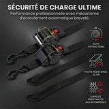 Sangles d'arrimage rétractables