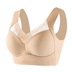 Bralette sans fil à bretelles élastiques et sans couture