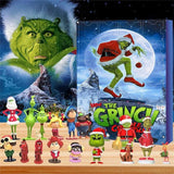 Calendrier de Noël du monstre vert