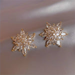 Boucles d'oreilles de luxe en forme de tournesol