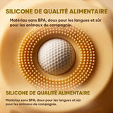 Gamelle lente pour animaux et tapis de léchage