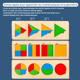 Jeu de Tri en Bois avec Formes Géométriques