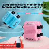 Ensemble de Tampons Rouleaux de Pratique Mathématique 4-en-1