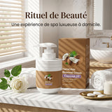 Crème dépilatoire douce à l'huile de coco pour le visage
