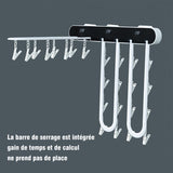 Etendoir rotatif pliable multifonctionnel