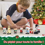 Jouets de Noël en forme d'horloge