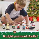 Jouets de Noël en forme d'horloge