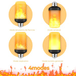 Ampoule LED à effet flamme