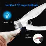 Coupe-ongles LED pour animaux de compagnie