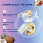 Bandes blanchissantes à la noix de coco et à la menthe